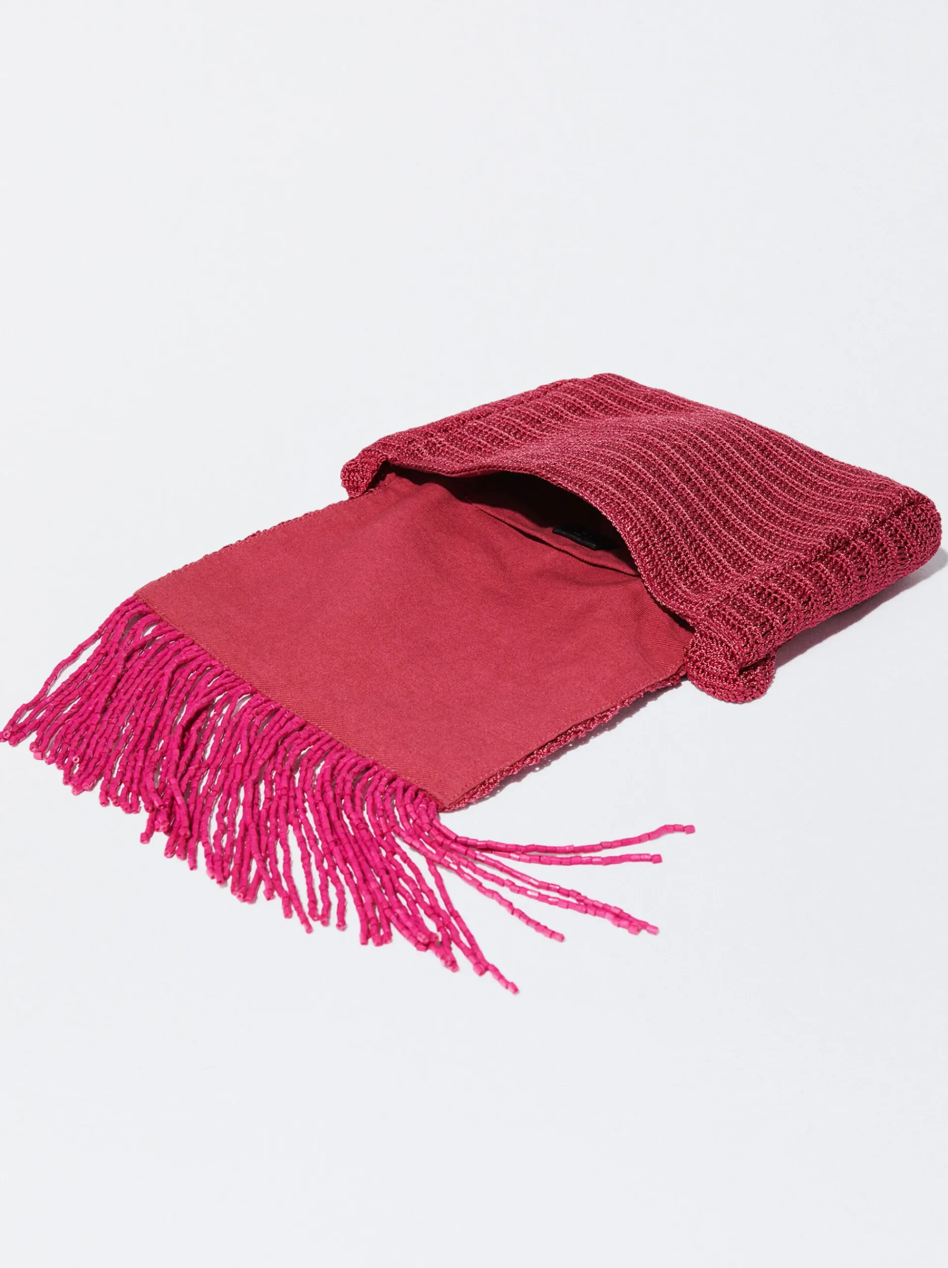 PARFOIS Blazer und Mäntel>Schultertasche Mit Fransen Rosa