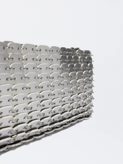 PARFOIS Schultertaschen>Schultertasche Mit Kettengurt Silber