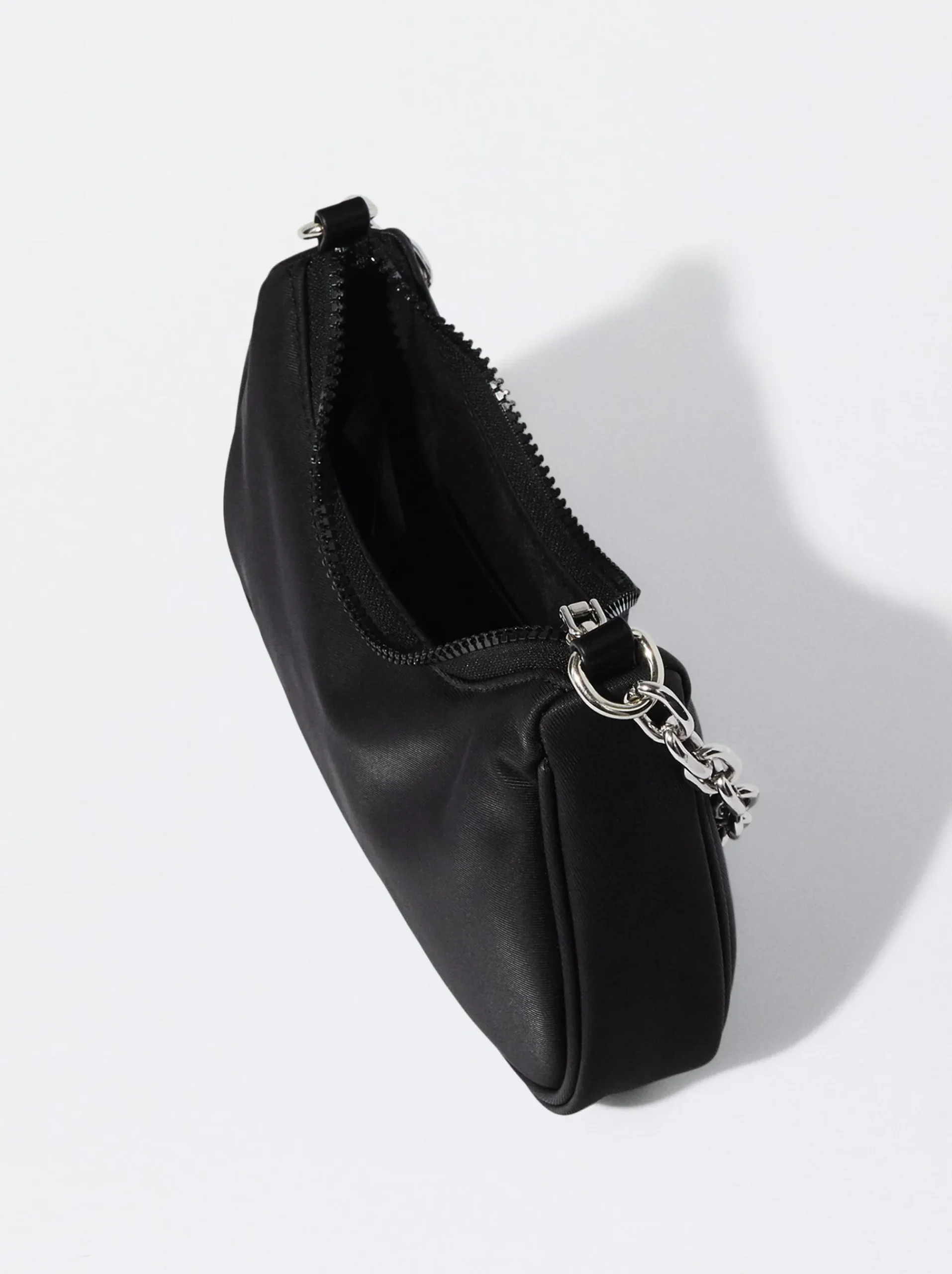 PARFOIS Strohsäcke|Handtaschen>Schultertasche Mit Kettengurt Schwarz