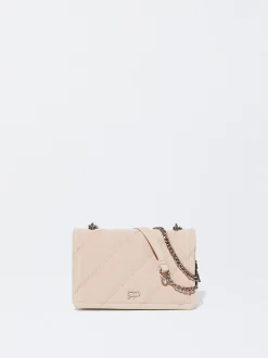 PARFOIS Schultertaschen>Schultertasche Mit Kettengurt Ekr&uuml;