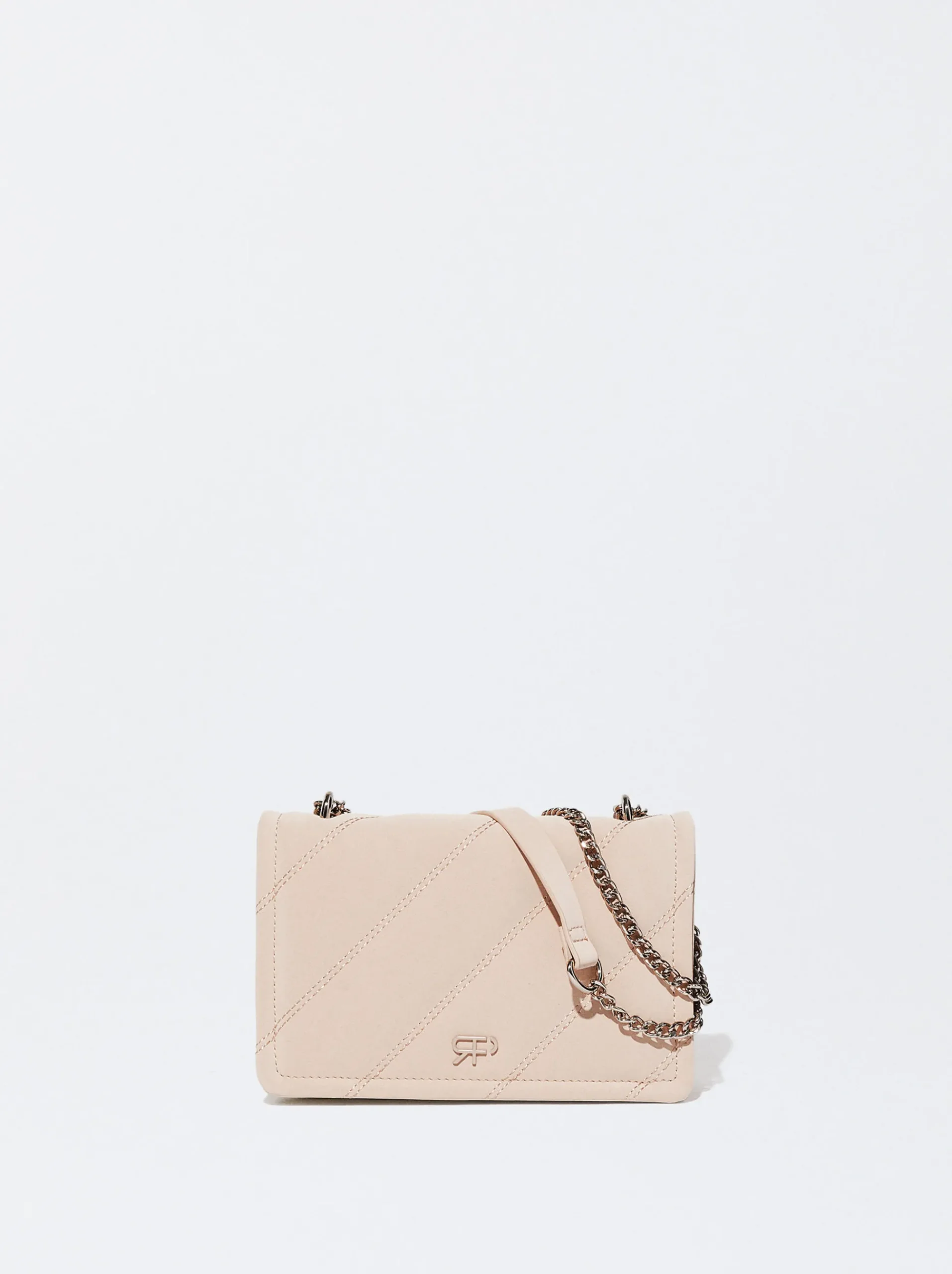 PARFOIS Schultertaschen>Schultertasche Mit Kettengurt Ekrü