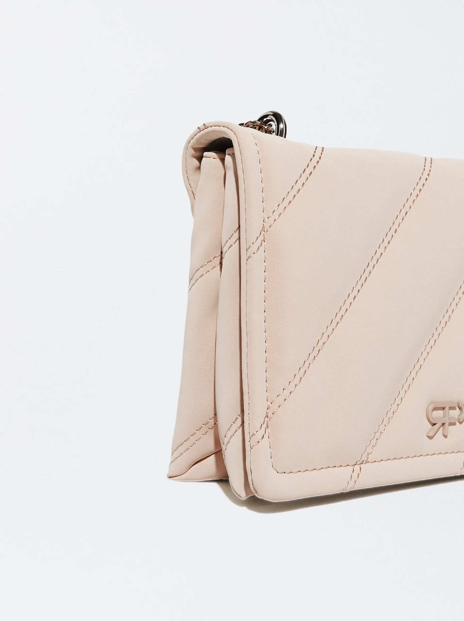 PARFOIS Schultertaschen>Schultertasche Mit Kettengurt Ekrü