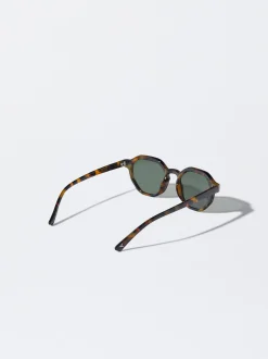 PARFOIS Kunststoff Sonnenbrille|Sechseckige Sonnenbrille><noscript><img width=