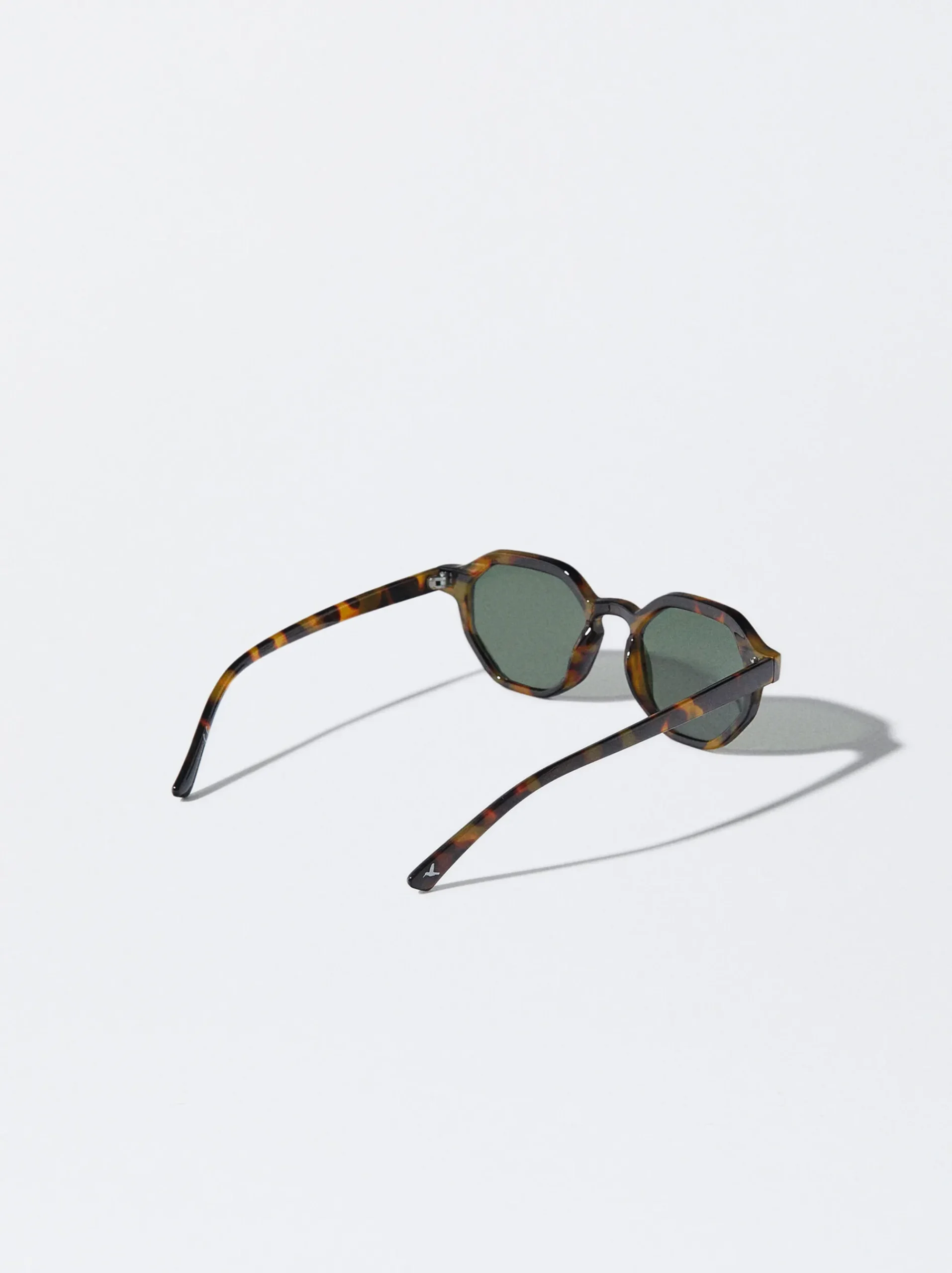 PARFOIS Kunststoff Sonnenbrille|Sechseckige Sonnenbrille>Sechseckige Sonnenbrille Braun