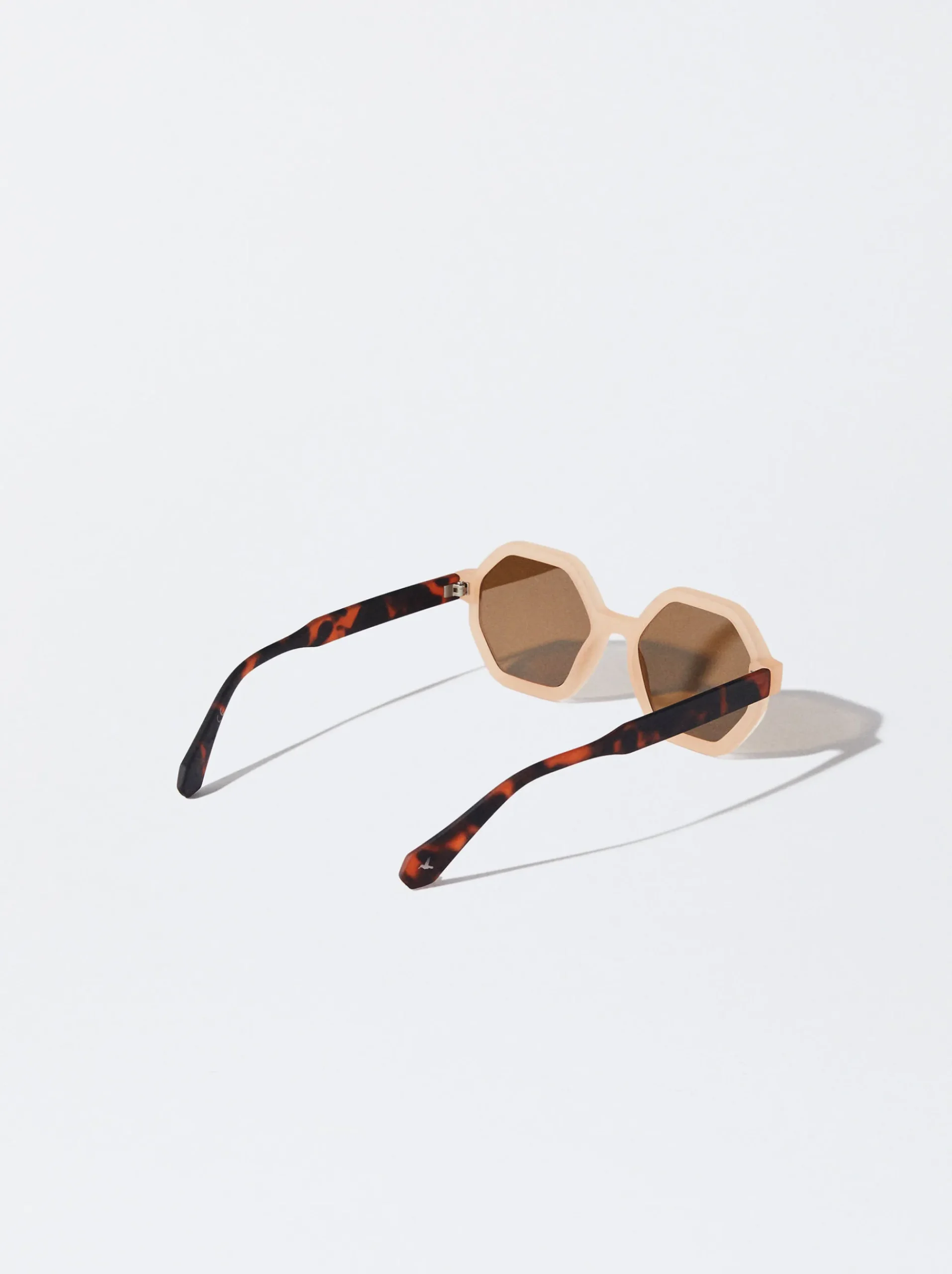 PARFOIS Kunststoff Sonnenbrille|Cat-Eye Sonnenbrille>Sechseckige Sonnenbrille Rosa