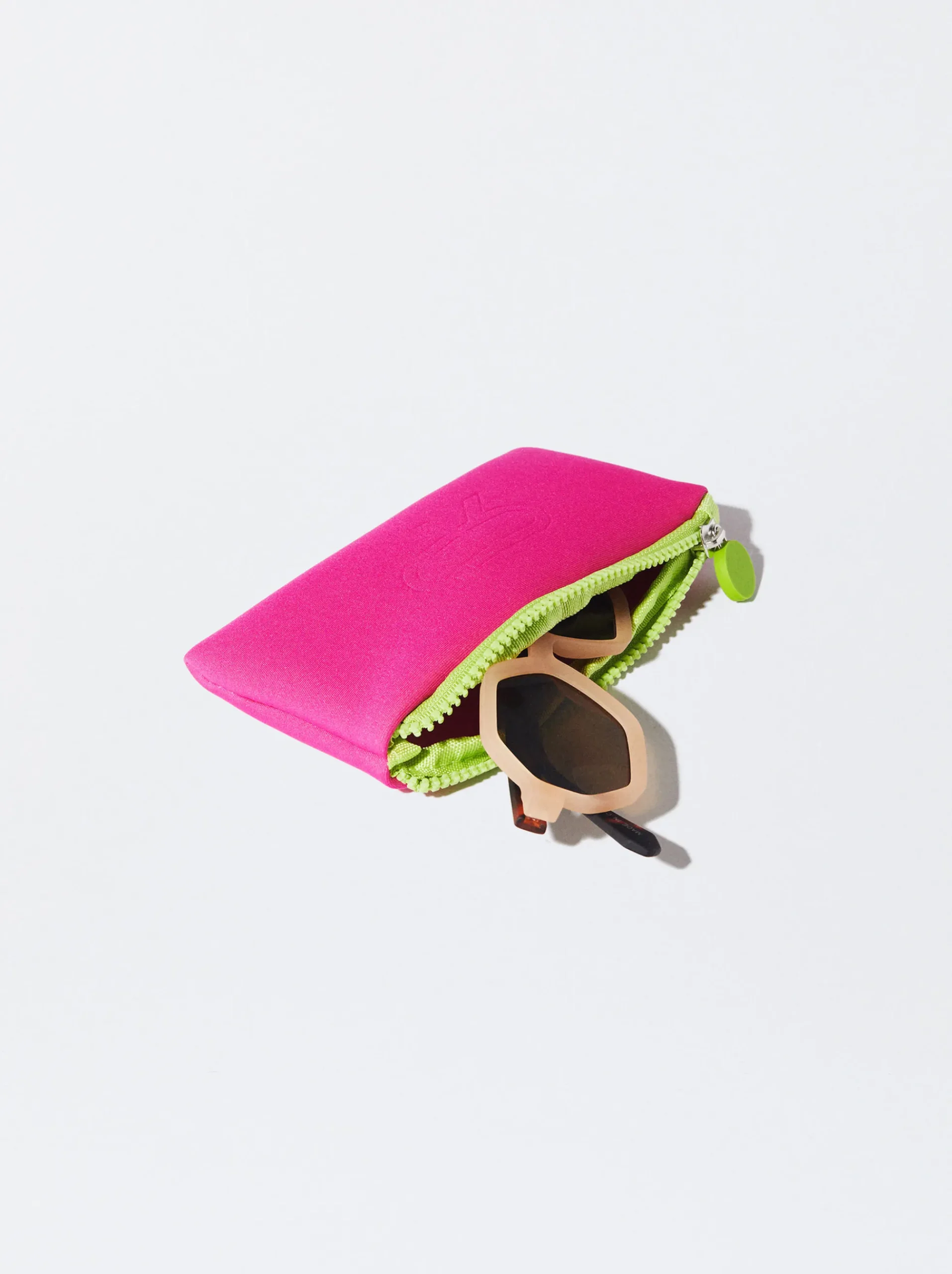 PARFOIS Kunststoff Sonnenbrille|Cat-Eye Sonnenbrille>Sechseckige Sonnenbrille Rosa