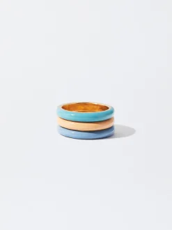PARFOIS Basics|Hosen>Set Bunter Ringe Mehrfarbig