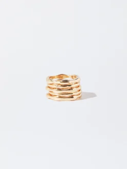 PARFOIS Basics|Blazer und Mäntel>Set e Ringe Golden