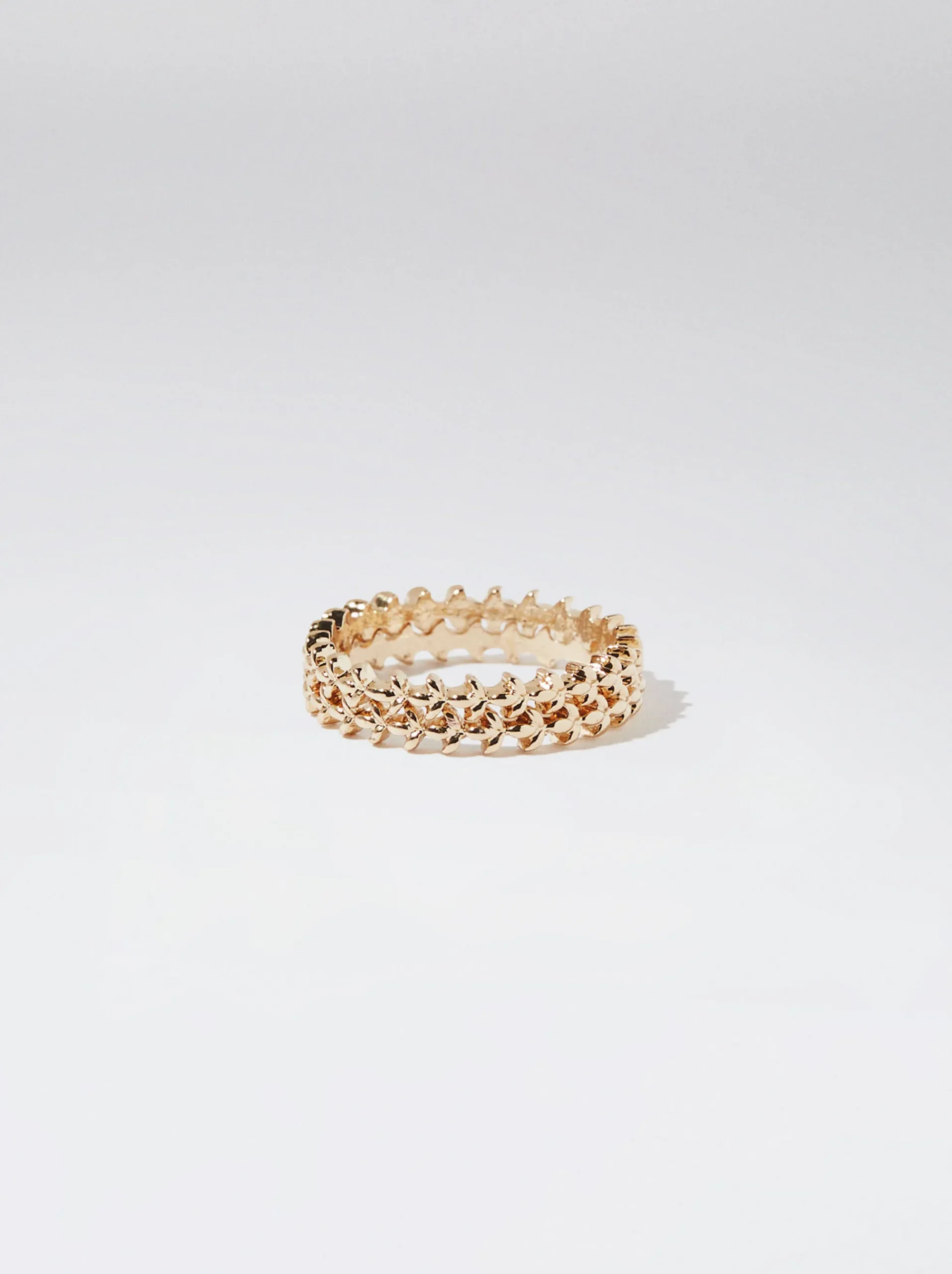 PARFOIS Kurze Ohrringe|Hoop-Ohrringe>Set e Ringe Golden