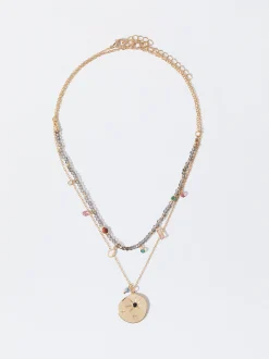 PARFOIS Ringe>Set Halsketten Mit Stein Mehrfarbig