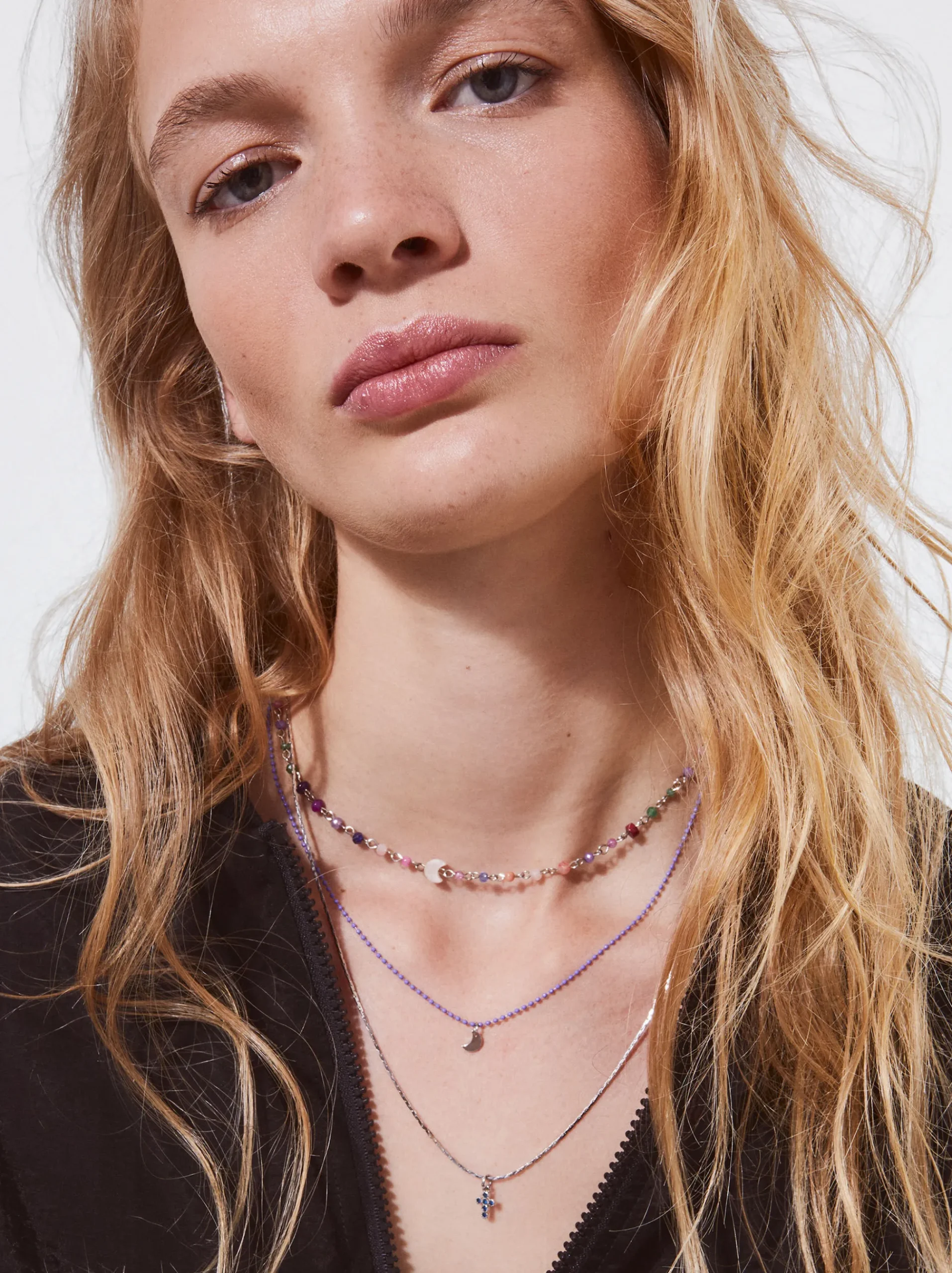 PARFOIS Ringe>Set Halsketten Mit Stein Und Zirkoniasteinen Mehrfarbig