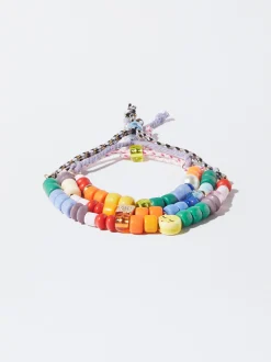 PARFOIS Kurze Halsketten>Set Mit Armbändern Mit Harz Mehrfarbig