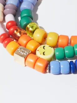 PARFOIS Kurze Halsketten>Set Mit Armb&auml;ndern Mit Harz Mehrfarbig