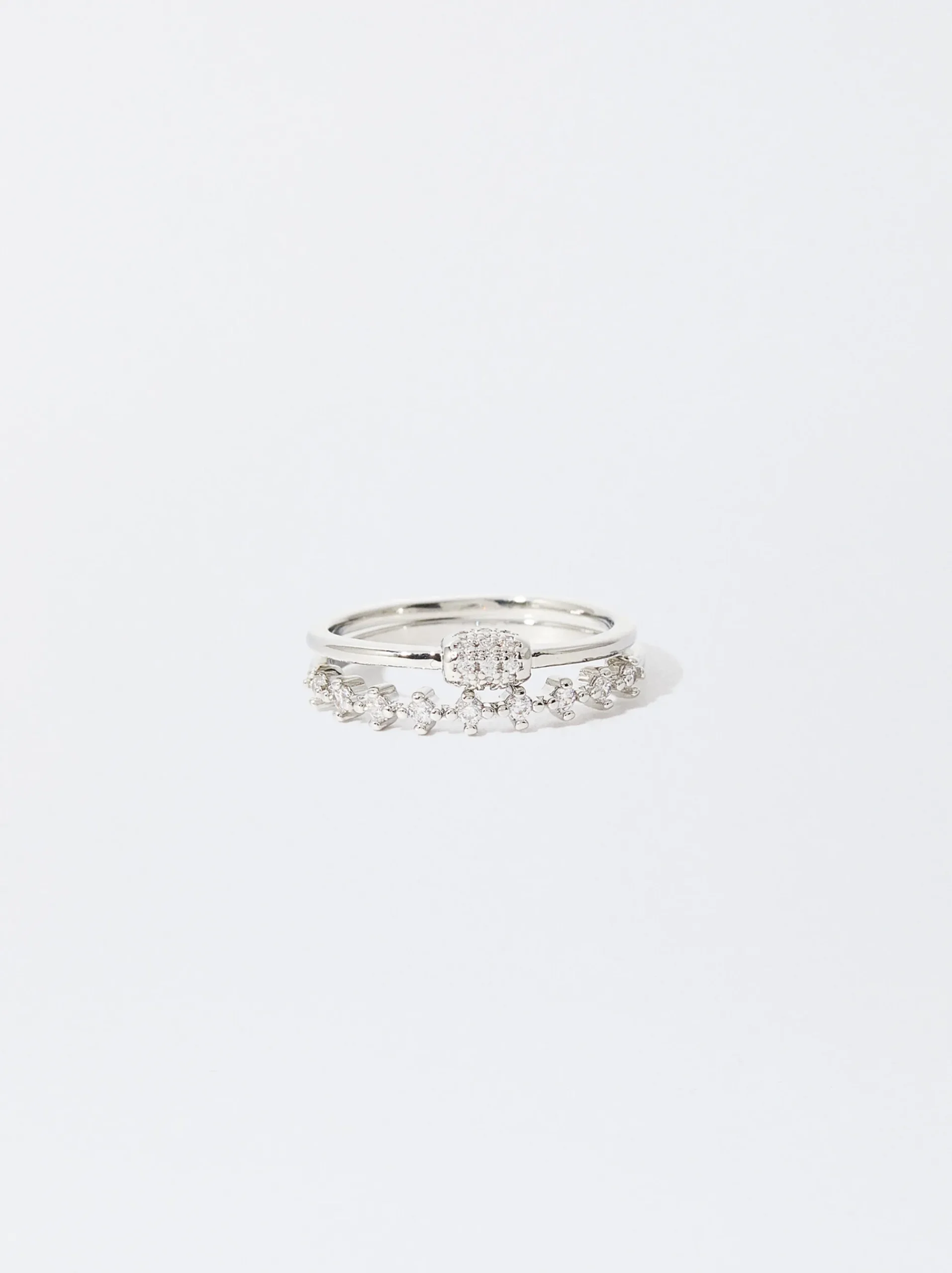 PARFOIS Stiefel Und Stiefeletten>Set Mit Ringen Mit Zirkonia Silber