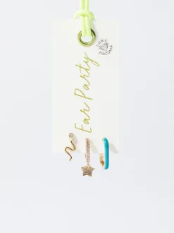 PARFOIS Kurze Ohrringe|Hoop-Ohrringe><noscript><img width=