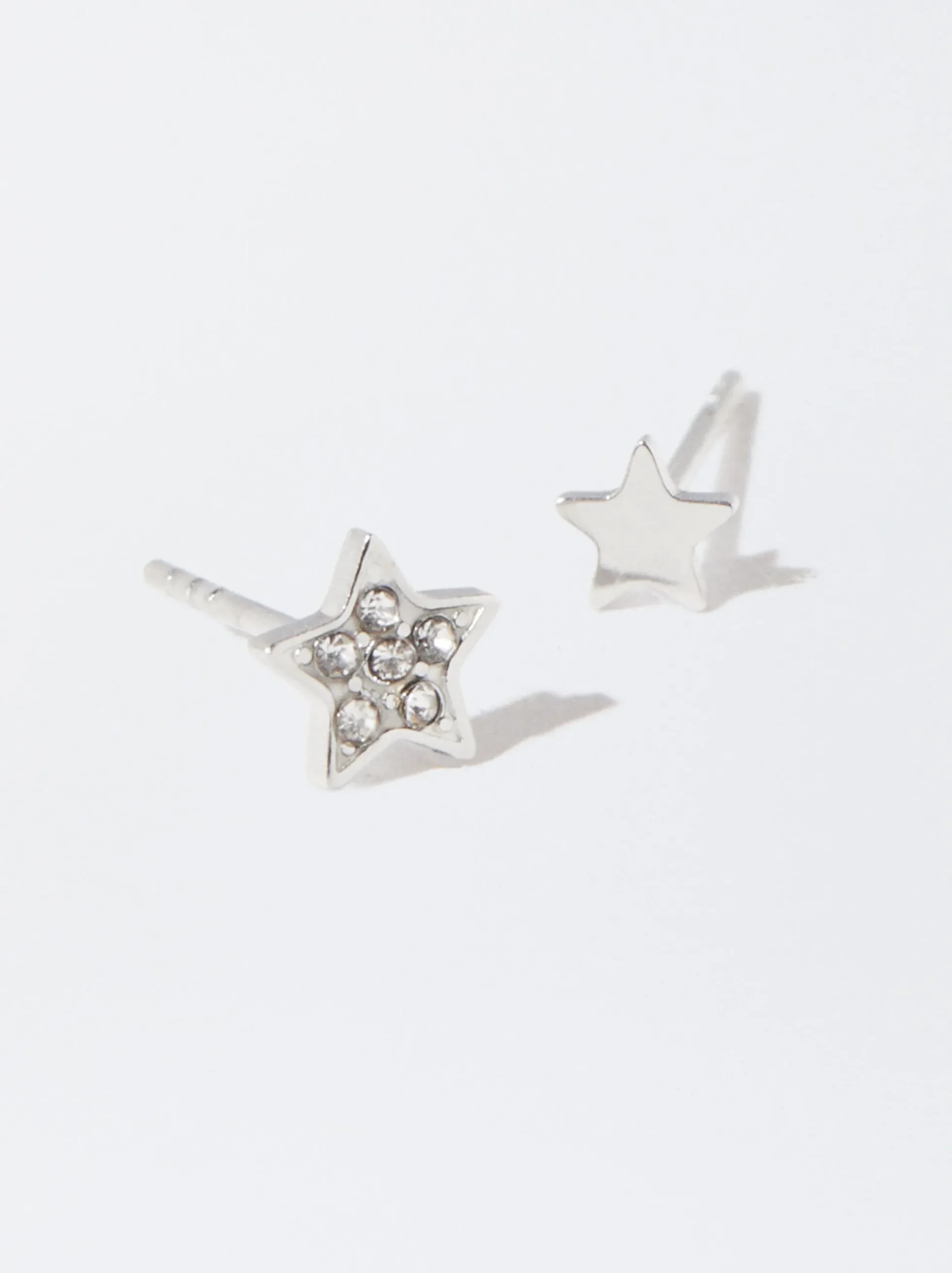 PARFOIS Halsketten|Kurze Halsketten>Set Ohrringen Aus Stahl Silber