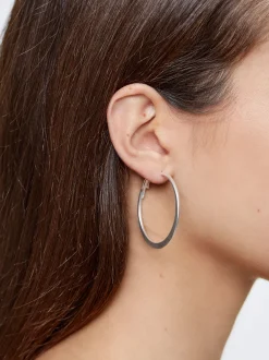 PARFOIS Raffinierter Modeschmuck|Kurze Ohrringe>Set ne Creolen Silber