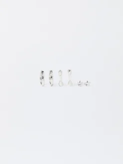 PARFOIS Basics|Hosen>Set ne Ohrringe Silber