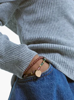 PARFOIS Set Ohrringen|Hoop-Ohrringe>Set Von Elastischen Armb&auml;ndern Mehrfarbig