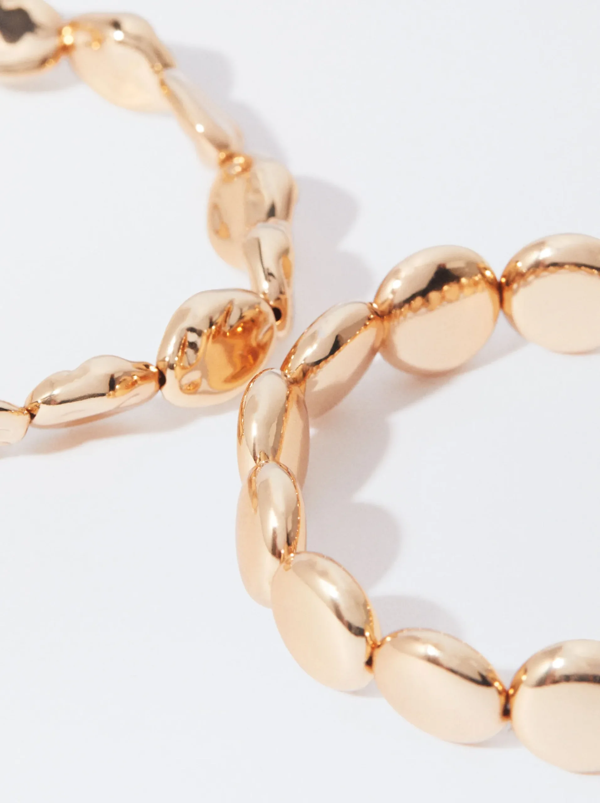 PARFOIS Kurze Halsketten>Set Von Elastischen Armbändern Golden
