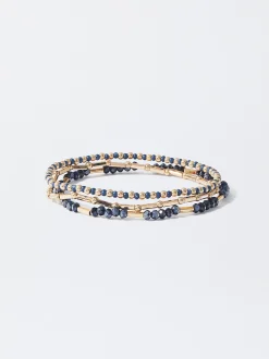 PARFOIS Set Ohrringen|Sets>Set Von Elastischen Armbändern Mehrfarbig