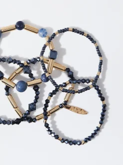 PARFOIS Kurze Halsketten>Set Von Elastischen Armb&auml;ndern Mehrfarbig
