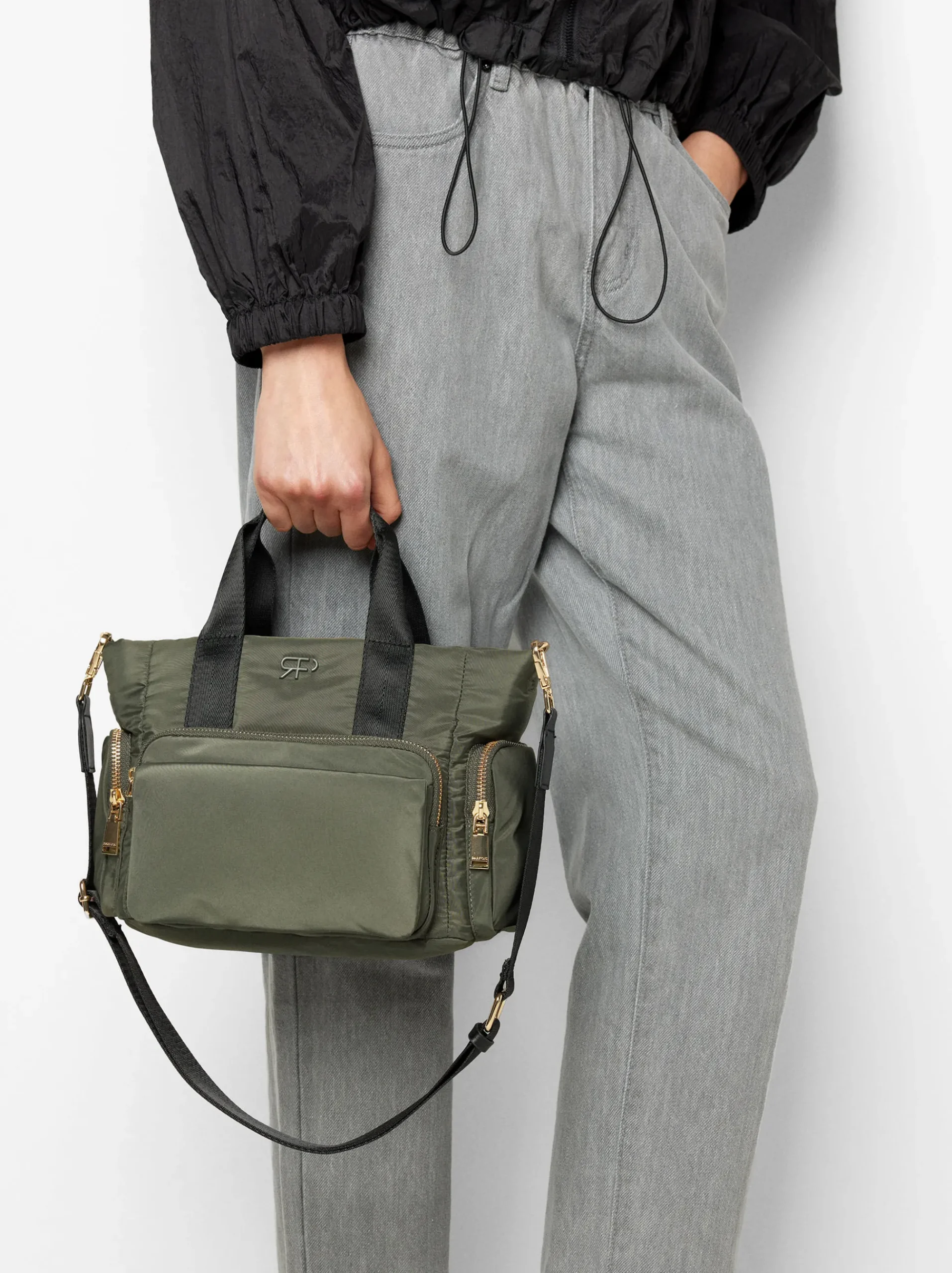 PARFOIS Printed>Shopper Aus Nylon Khaki