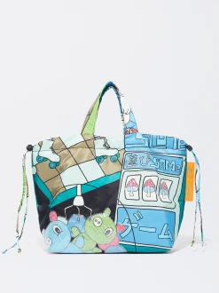 PARFOIS Rücksäcke>Shopper Aus Nylon Mit Print Mehrfarbig