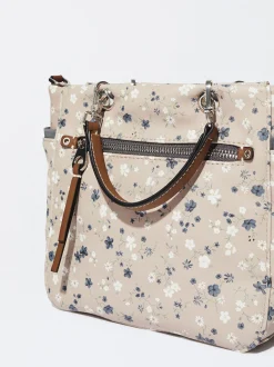 PARFOIS Handtaschen|Grosse Taschen>Shopper Aus Nylon-Imitat Beige