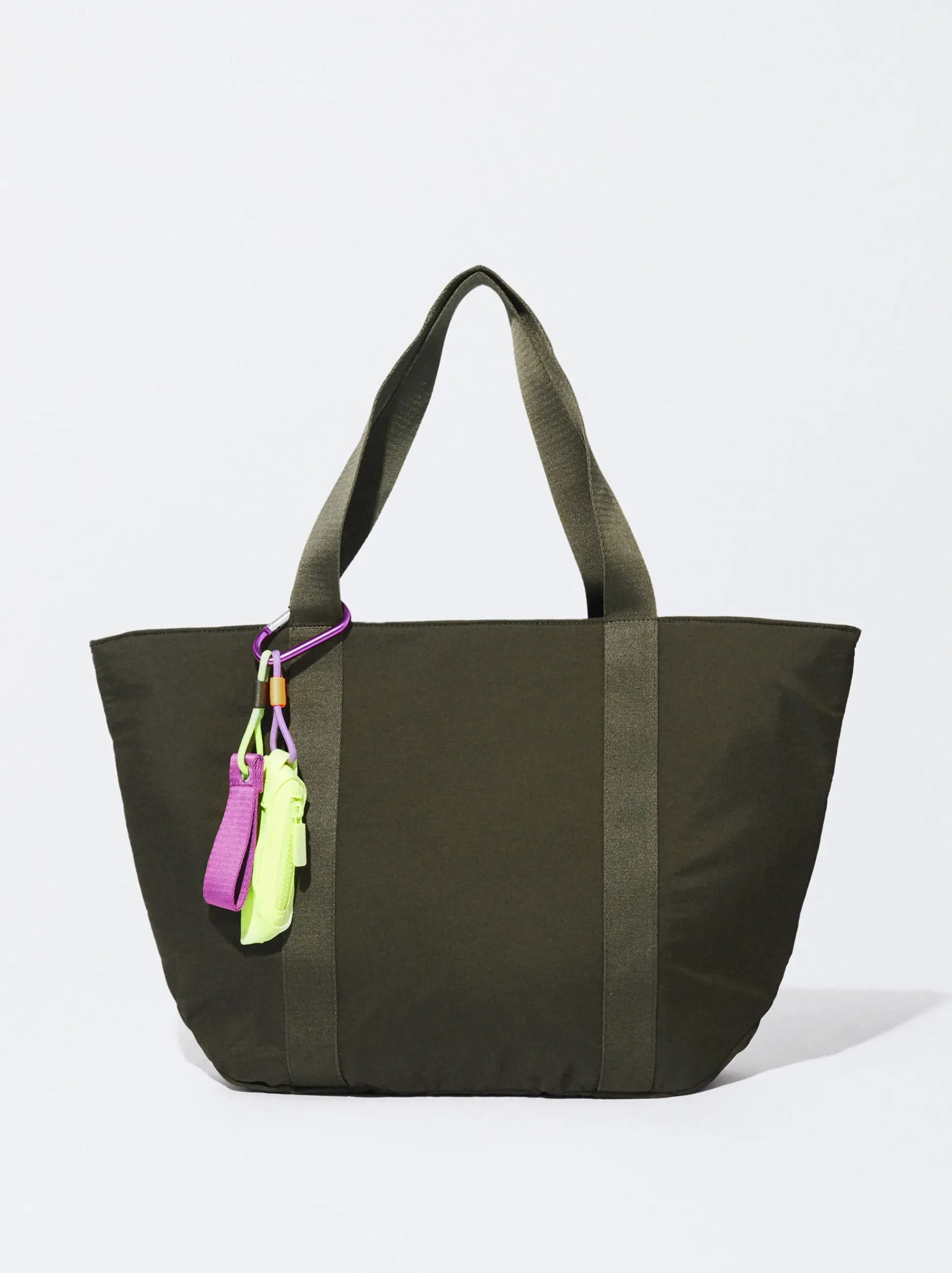 PARFOIS Basics|Umhängetaschen>Shopper Aus Recyceltem Nylon Khaki