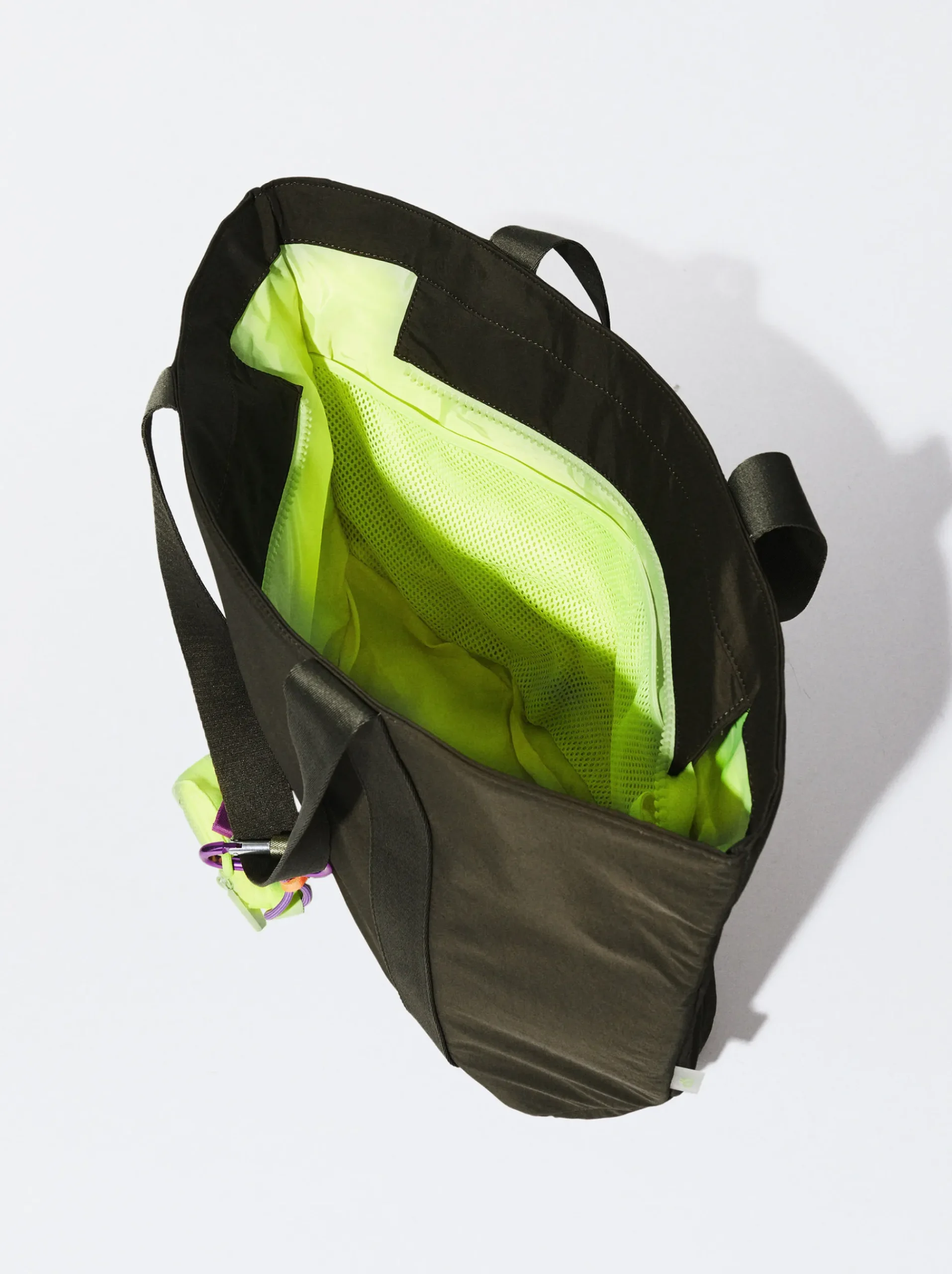 PARFOIS Basics|Umhängetaschen>Shopper Aus Recyceltem Nylon Khaki