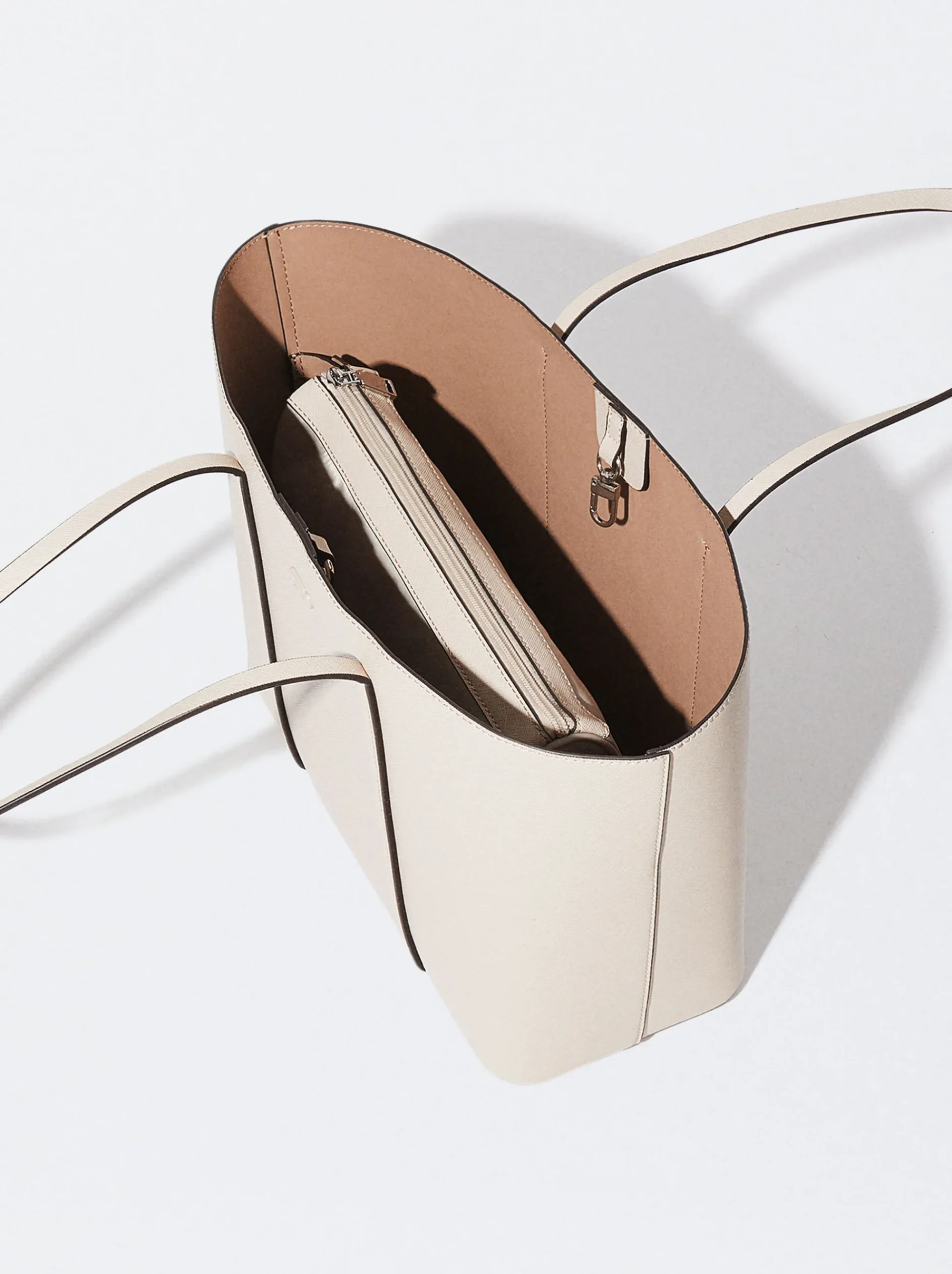 PARFOIS Handtaschen|Grosse Taschen>Shopper Everyday Mit Herausnehmbarem Inneren Ekrü