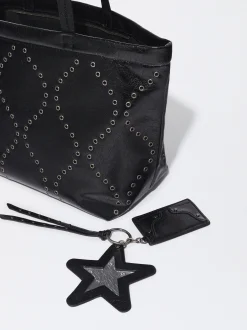 PARFOIS Grosse Taschen|Aktentaschen>Shopper Mit Nieten Schwarz