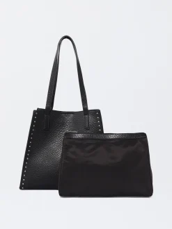 PARFOIS Gürteltaschen>Shopper Mit Nieten Schwarz