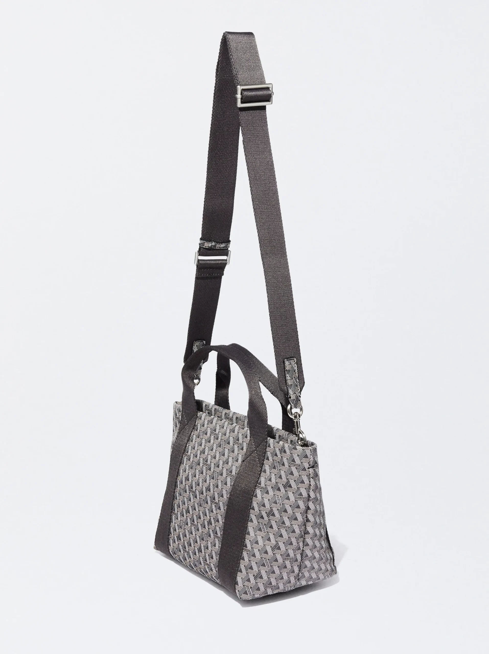 PARFOIS Schultertaschen|Taschen aus Leder NEW>Shopper Mit Print Grau