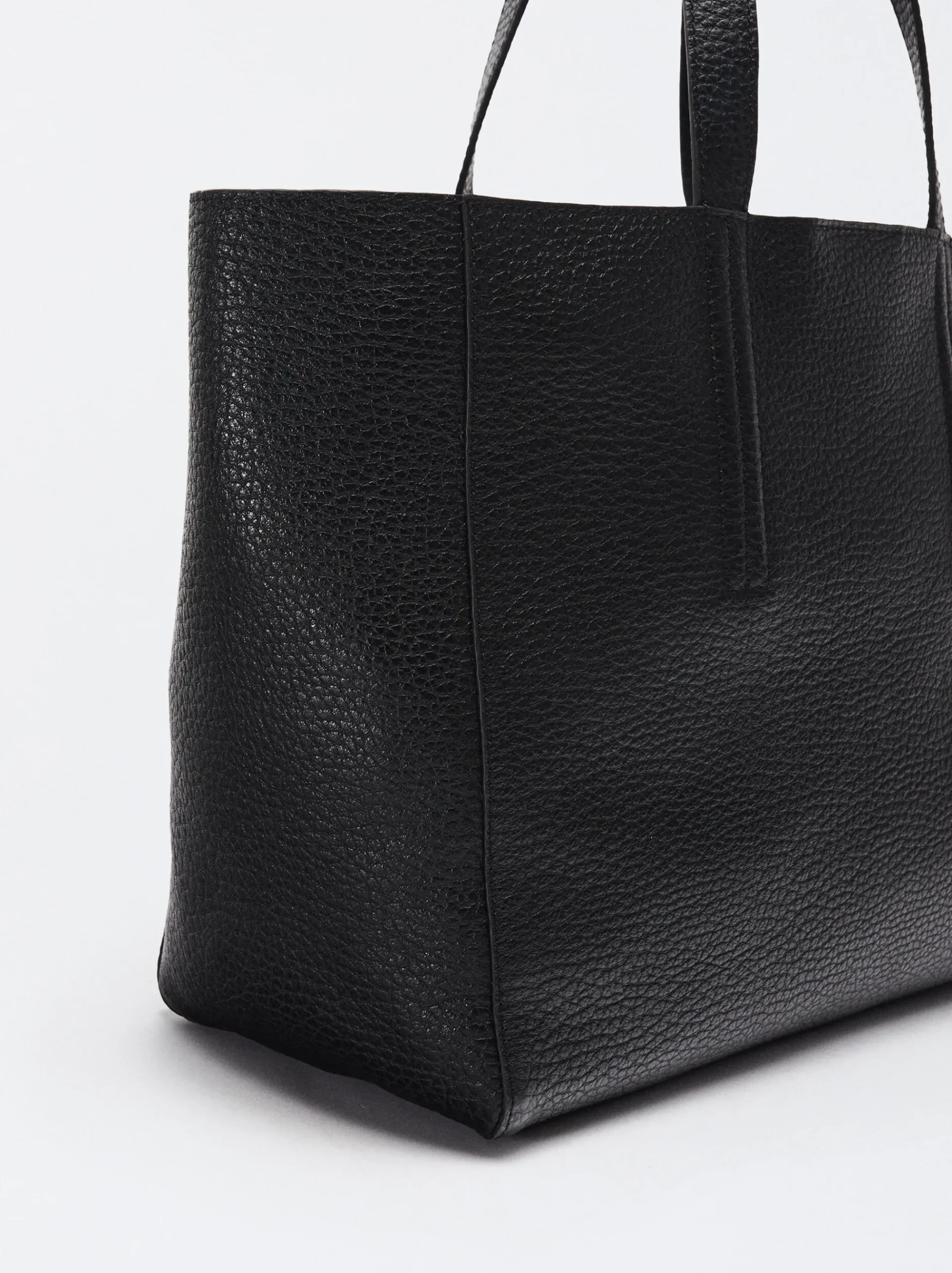 PARFOIS Gürteltaschen>Shopper-Tasche Aus Leder Schwarz