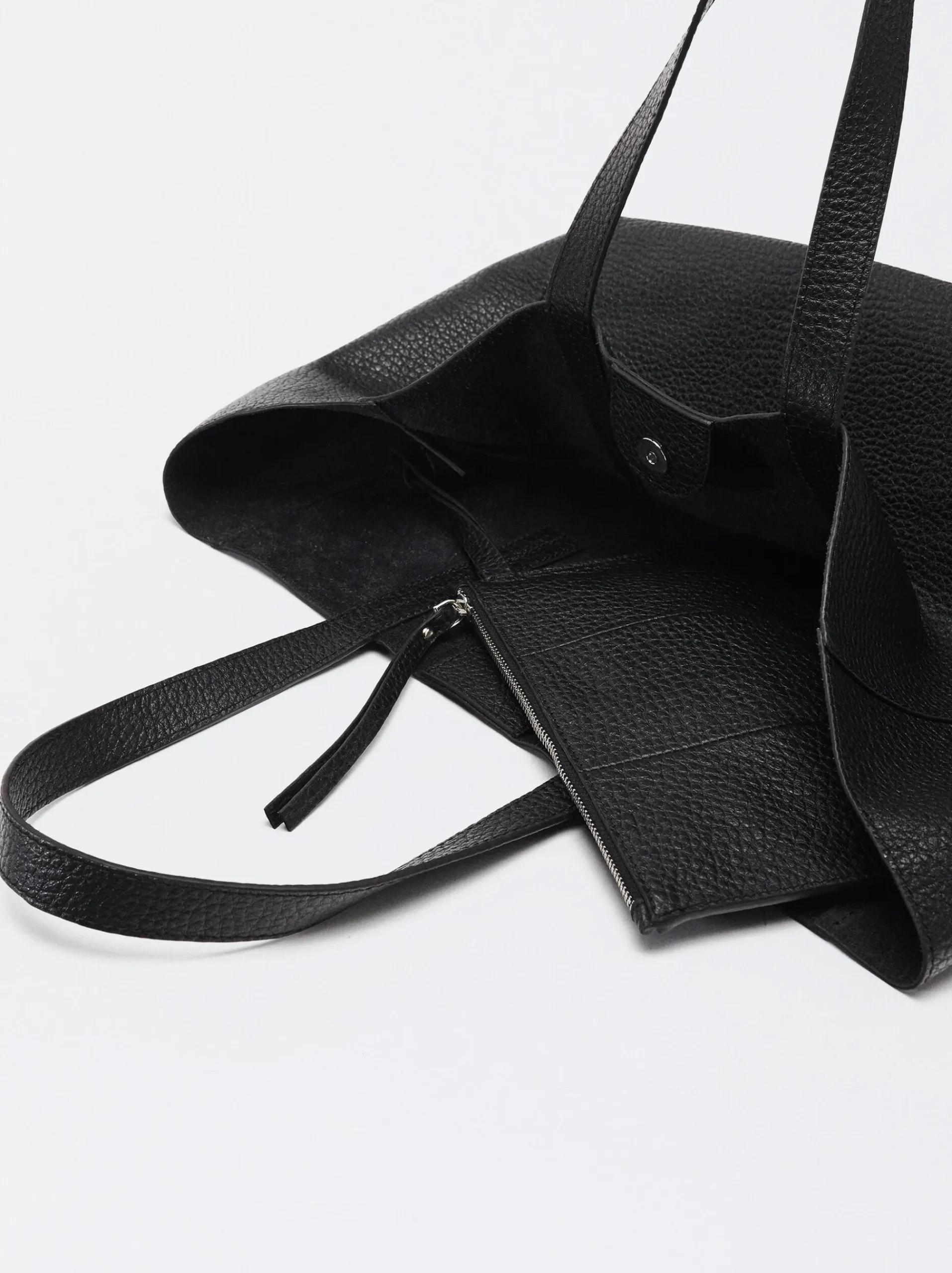 PARFOIS Gürteltaschen>Shopper-Tasche Aus Leder Schwarz