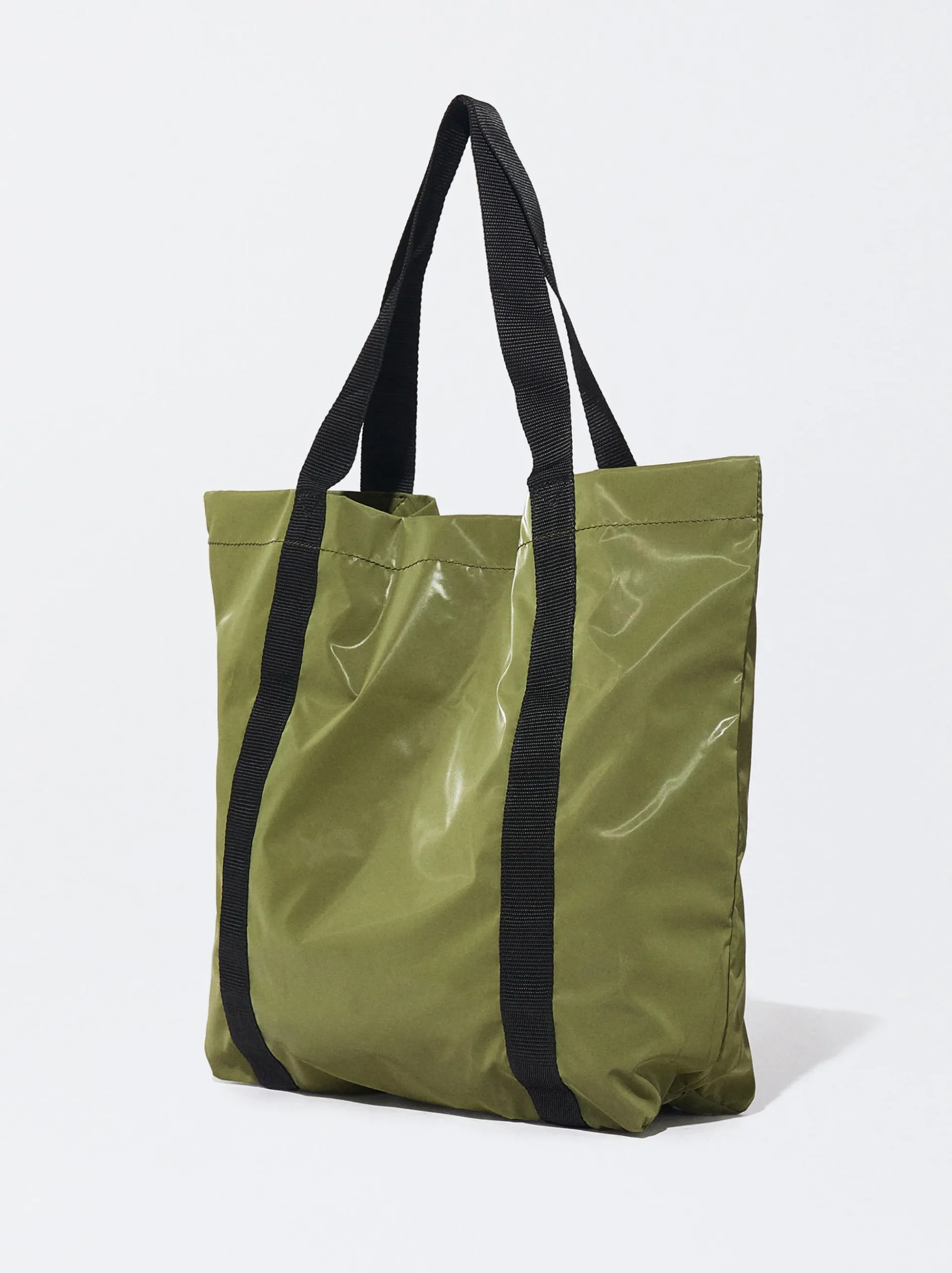 PARFOIS Grosse Taschen|Aktentaschen>Shoppingtasche Mit Anhänger Khaki