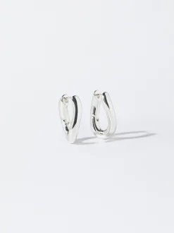 PARFOIS Ringe>Silberfarbene Kreolen