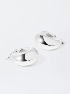 PARFOIS Ringe>Silberfarbene Kreolen