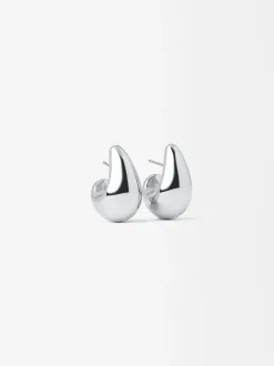 PARFOIS Basics|Strick>farbene Kreolen Silber