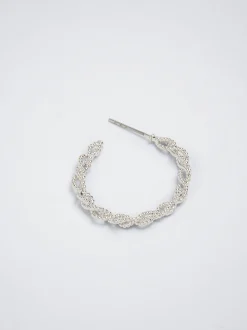 PARFOIS Raffinierter Modeschmuck|Armbänder>Silberfarbene Kreolen