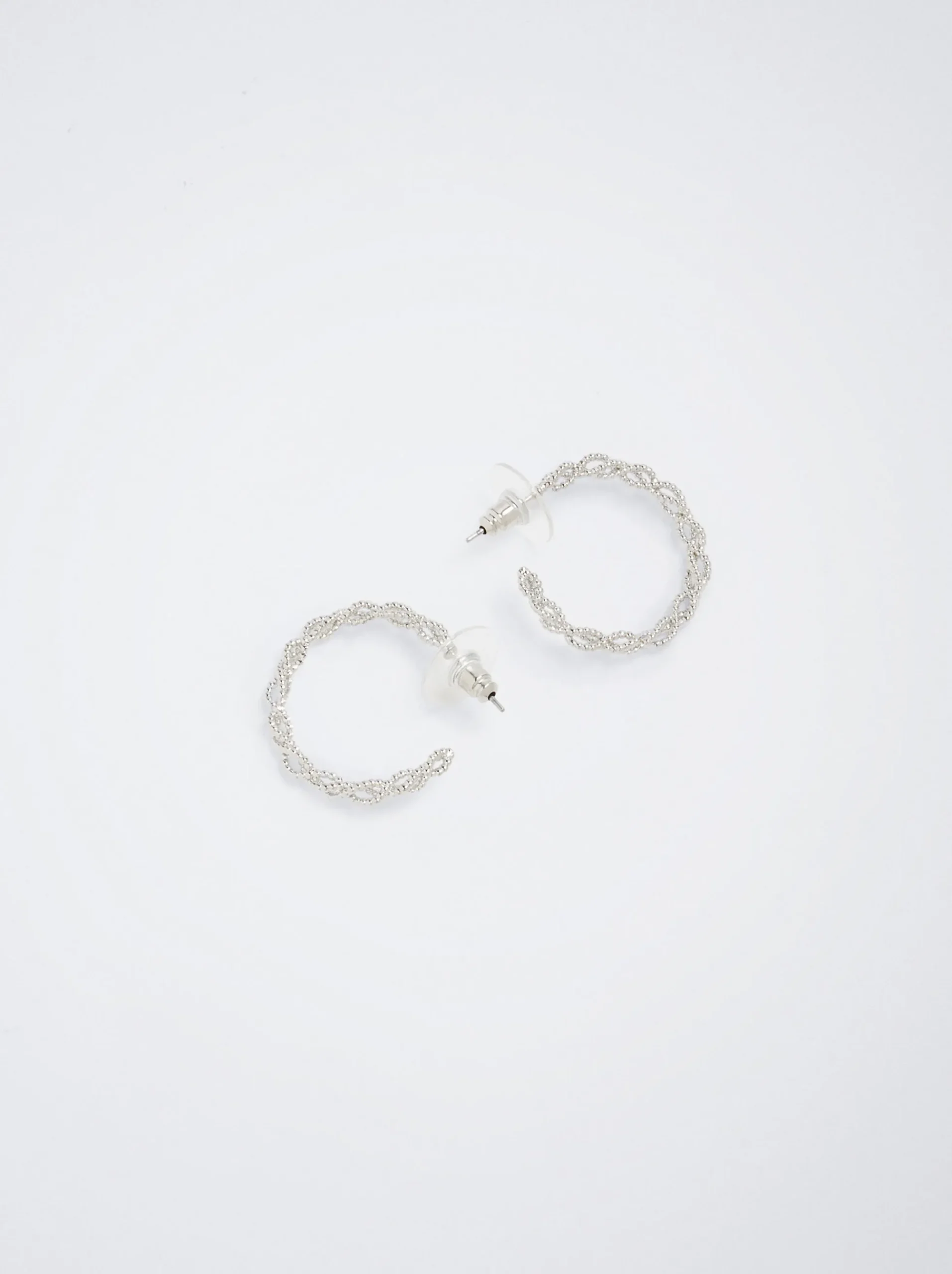 PARFOIS Raffinierter Modeschmuck|Armbänder>Silberfarbene Kreolen