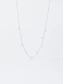 PARFOIS Lange Ohrringe>farbener Halskette Mit Zirkonen Silber