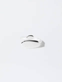 PARFOIS Basics|Strick>farbener Ring Silber