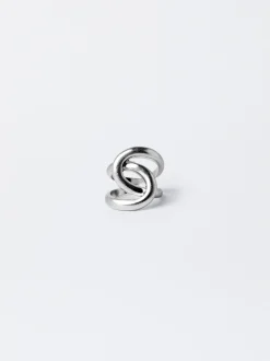 PARFOIS Basics|Strick>farbener Ring Silber