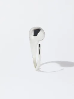PARFOIS Basics|Strick>farbener Ring Silber