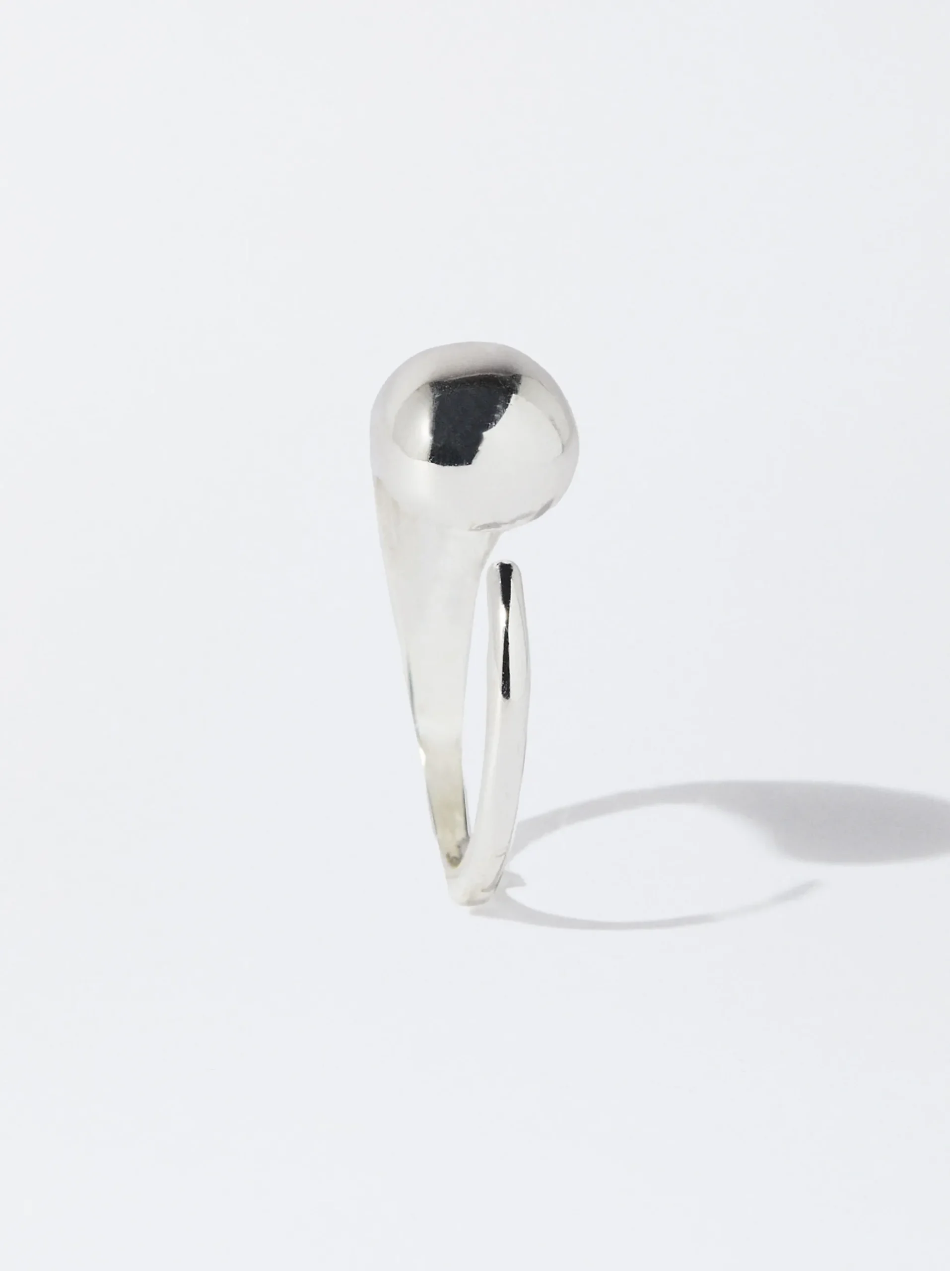 PARFOIS Basics|Strick>farbener Ring Silber