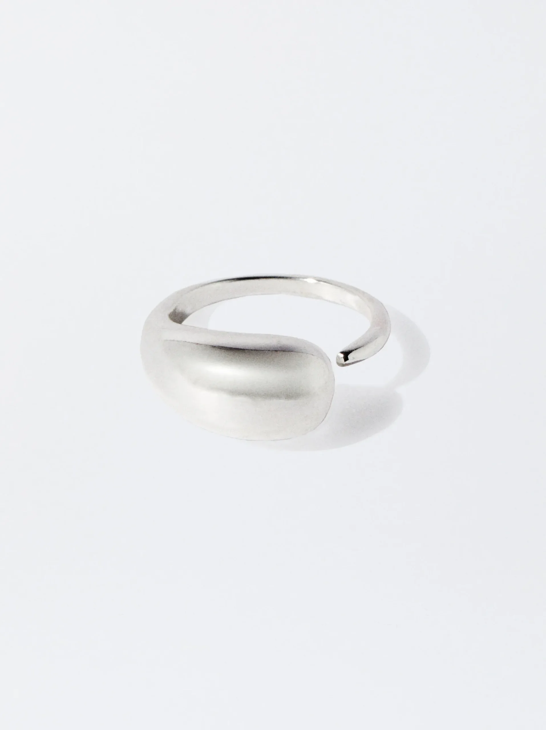 PARFOIS Basics|Strick>farbener Ring Silber