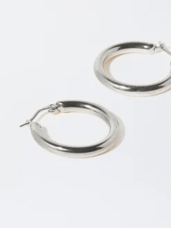 PARFOIS Halsketten|Kurze Halsketten>ne Creolen Aus Edelstahl Silber